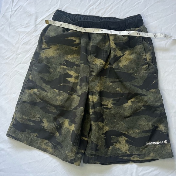 Carhartt Kids Camo Shorts - Black and Tan - Picture 2 of 5